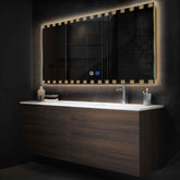 Espejo LED Rectangular | Botones táctiles | Función antivaho | Luz blanca cálida - Reyze Seria Edge Model 6